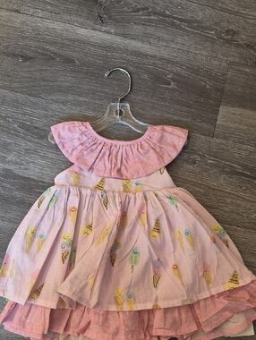 Stella McCartney Ice Cream Print Ruffle Dress